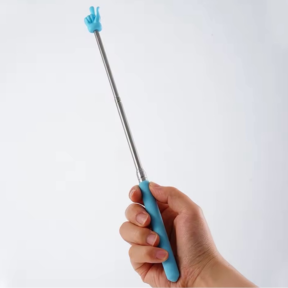 New stainless steel retractable finger pointer